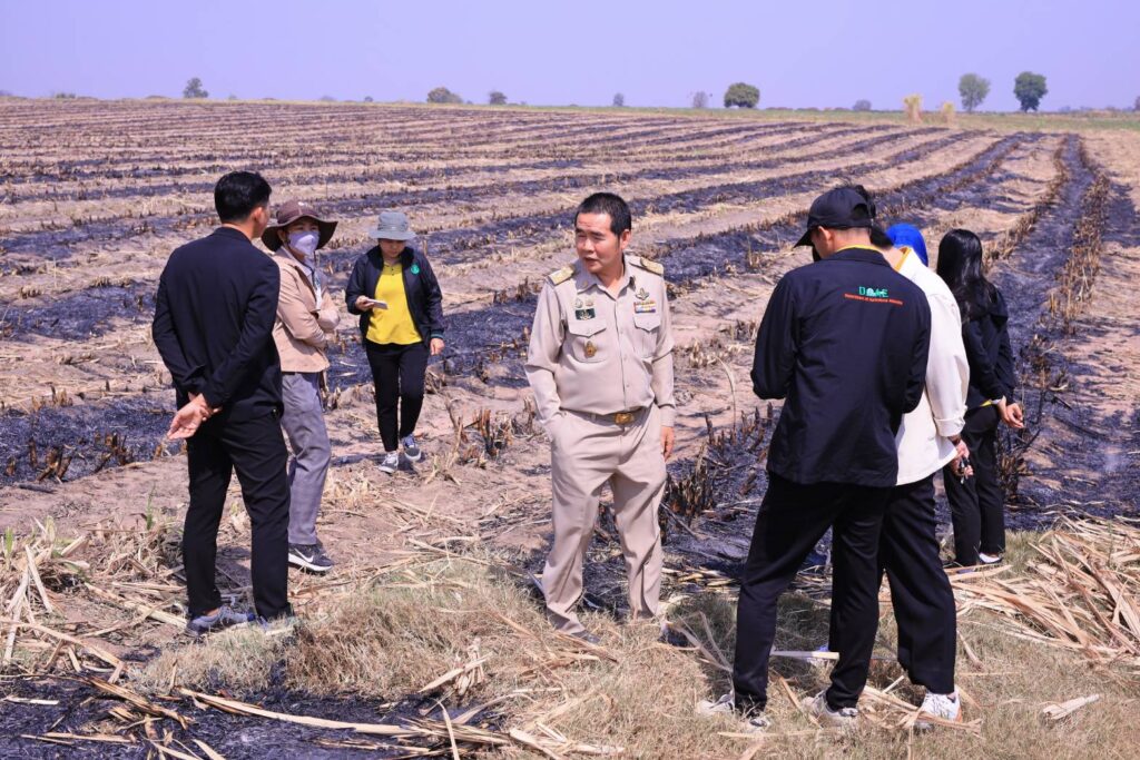 ลงพื้นที่ติดตามสถานการณ์การเผา จ.ขอนแก่น